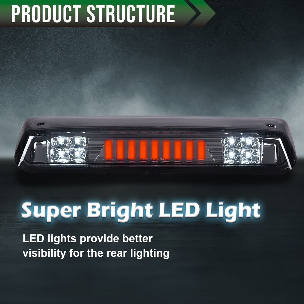 For 04-2008 Ford F-150 Lobo LED 3rd Third Tail Brake Cargo Stop Light