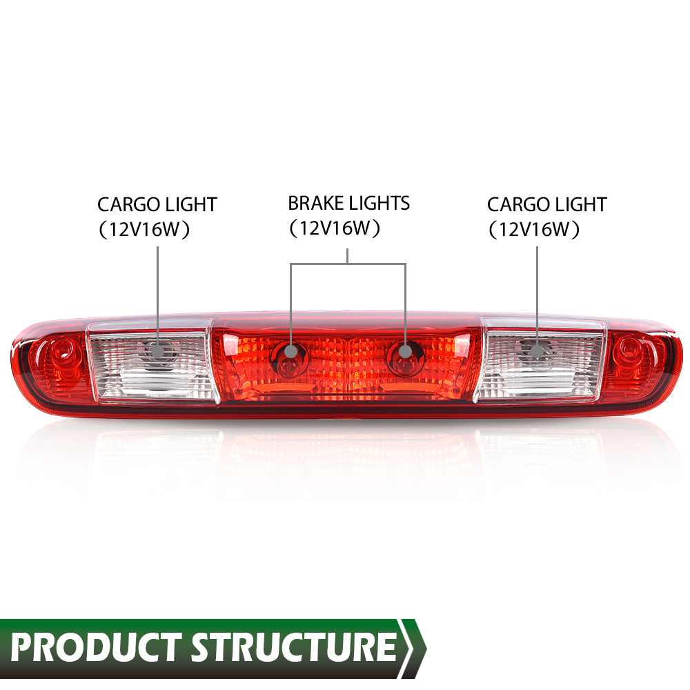 High Mount 3rd Brake Light & Cargo Lamp Combo – Fits 2007-2014 Chevy Silverado / GMC Sierra
